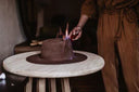 A glimpse into the hat studio with Caroline Grace Photography