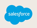 Salesforce logo on a light gray background